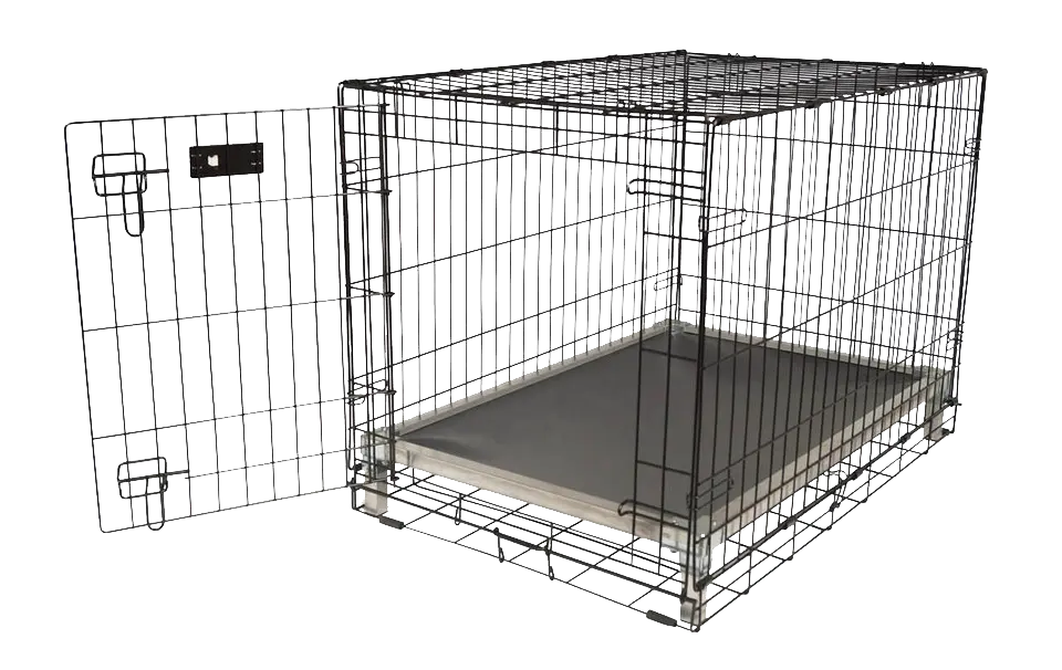 GotchaCot shown in a dog crate